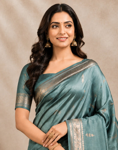 Skyzari Silk Saree