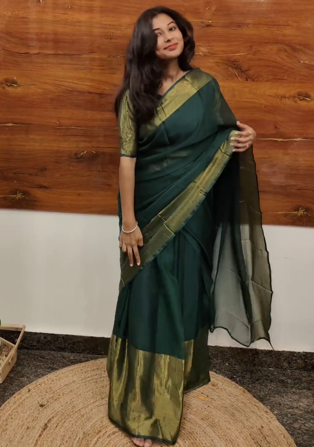 2015 PRE DRAPED SAREE-GOWN