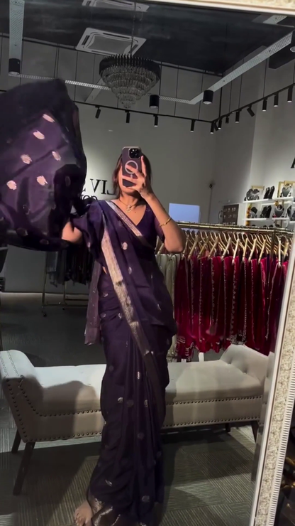 Deep Violet Dream Saree