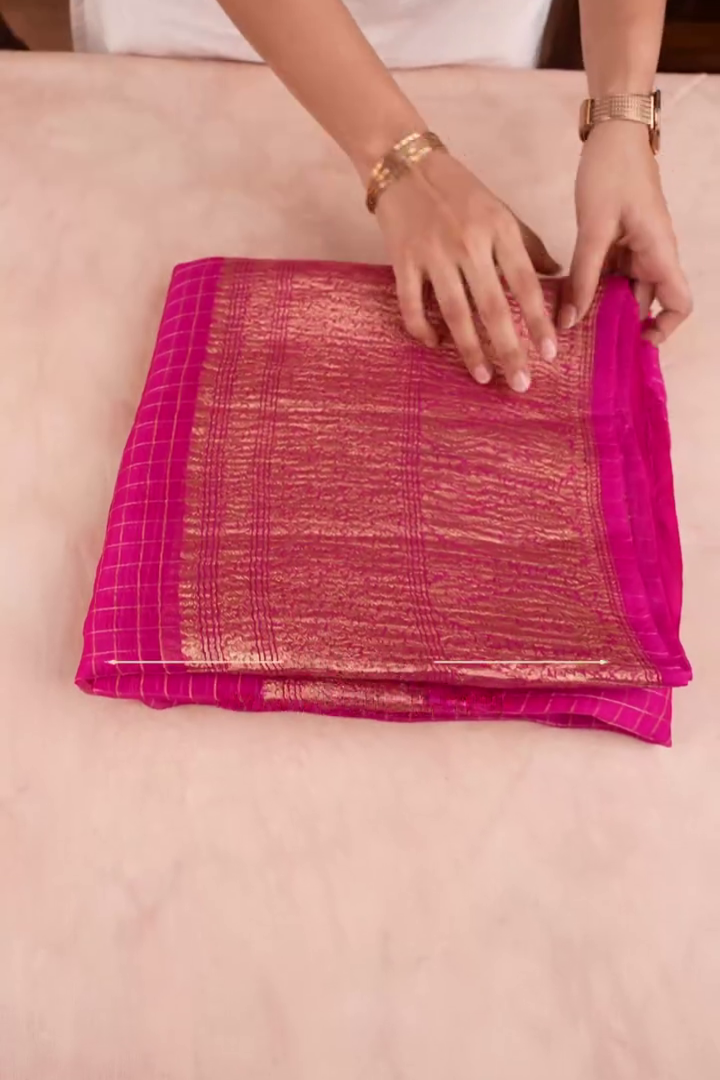 Shringar Pink Silk Saree